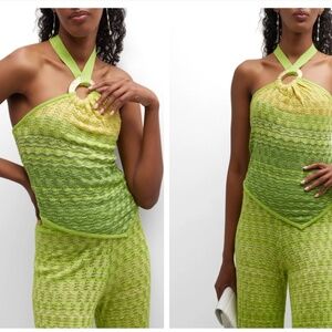 Cult Gaia Set - Jamie Ombre Knit Halter Top (S) + Jayla Knit Pants (XS) UNWORN!